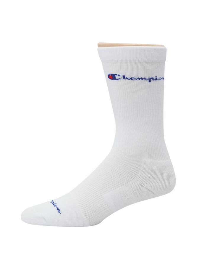 Champion Graduated Compression Crew 3-Pairs Erkek Çorap Beyaz ( DKZSEH361 )